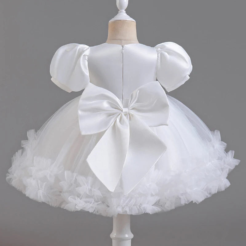 Fancy 12M Baby Unicorn Tutu Gown Girl Sequin Bow 1st Birthday Princess Dress Flower Girl Costume for Wedding Party Summer Cloth