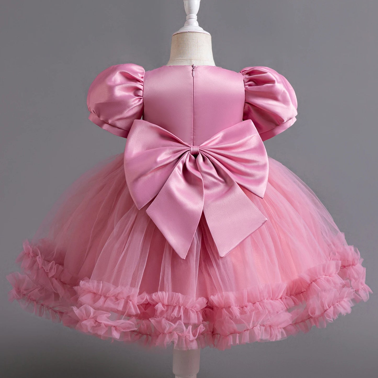 Fancy 12M Baby Unicorn Tutu Gown Girl Sequin Bow 1st Birthday Princess Dress Flower Girl Costume for Wedding Party Summer Cloth